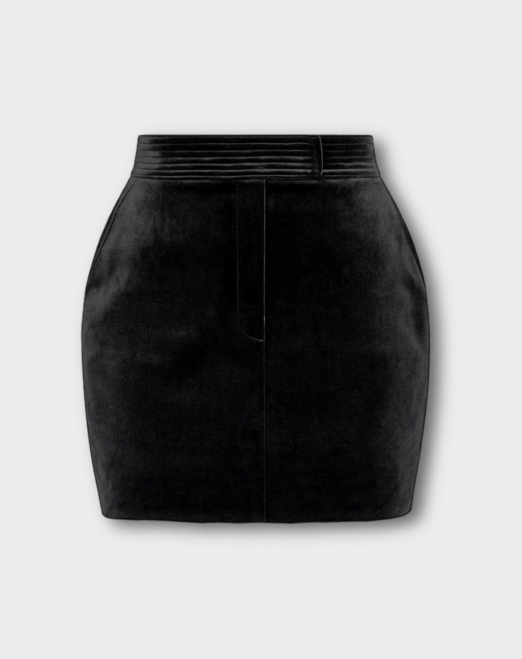 PERRY Velvet Mini Skirt with Zipped Front  image 5