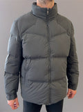 MENS Waterproof Puffer Padded Coat Grey with Seamless Zip  image 0