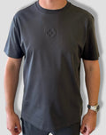 MENS Louis Raised Monogram T-shirt Grey image 0