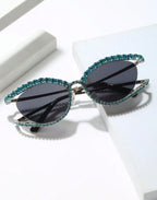 DIAMONTÈ Oval Sunglasses image 1