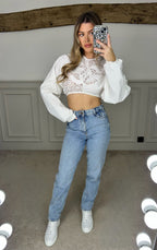 CC White Poplin Blouse - LIMITED image 4