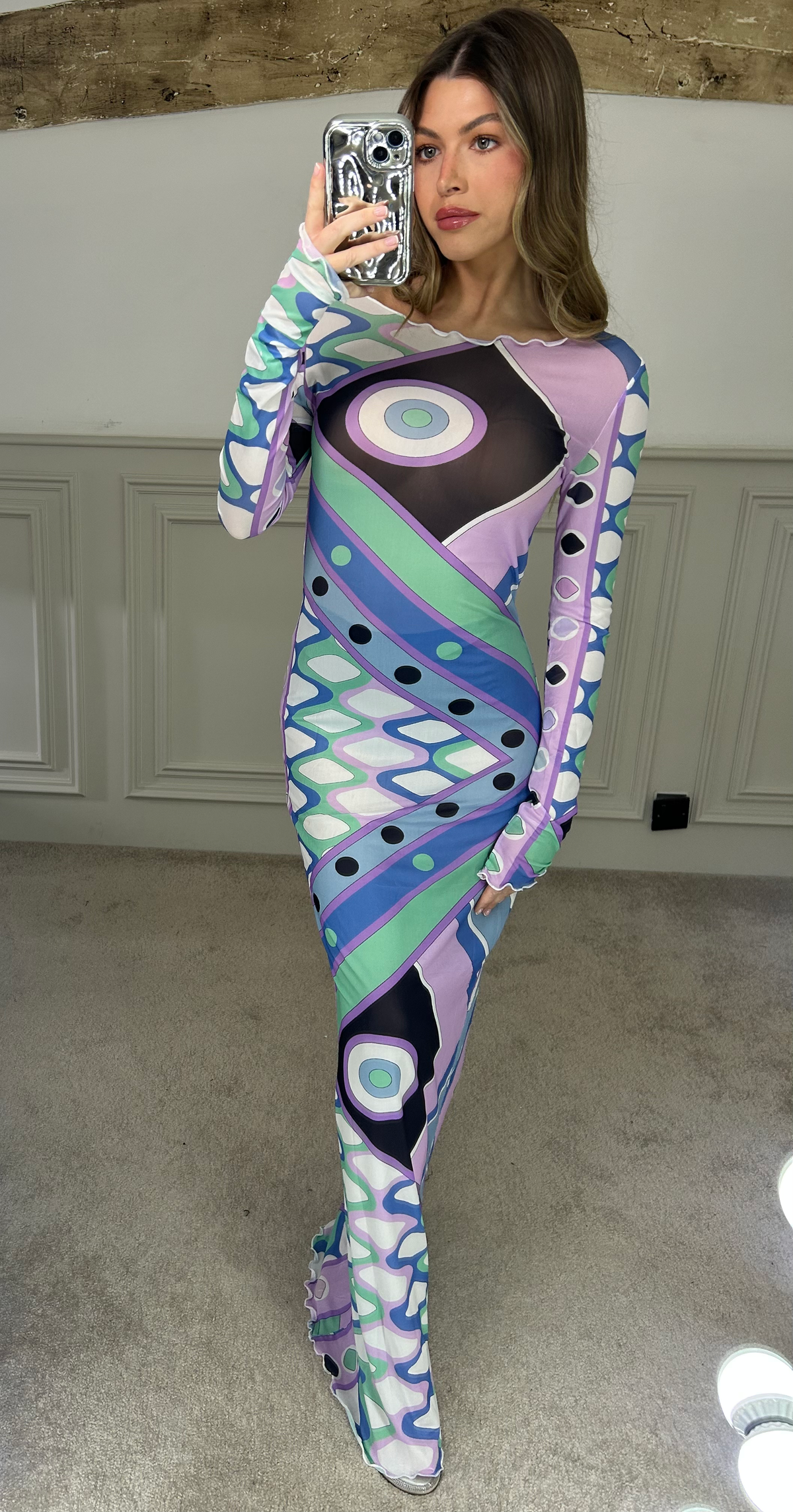 EMILIO Vivara Print Mesh Dress - LIMITED image 5