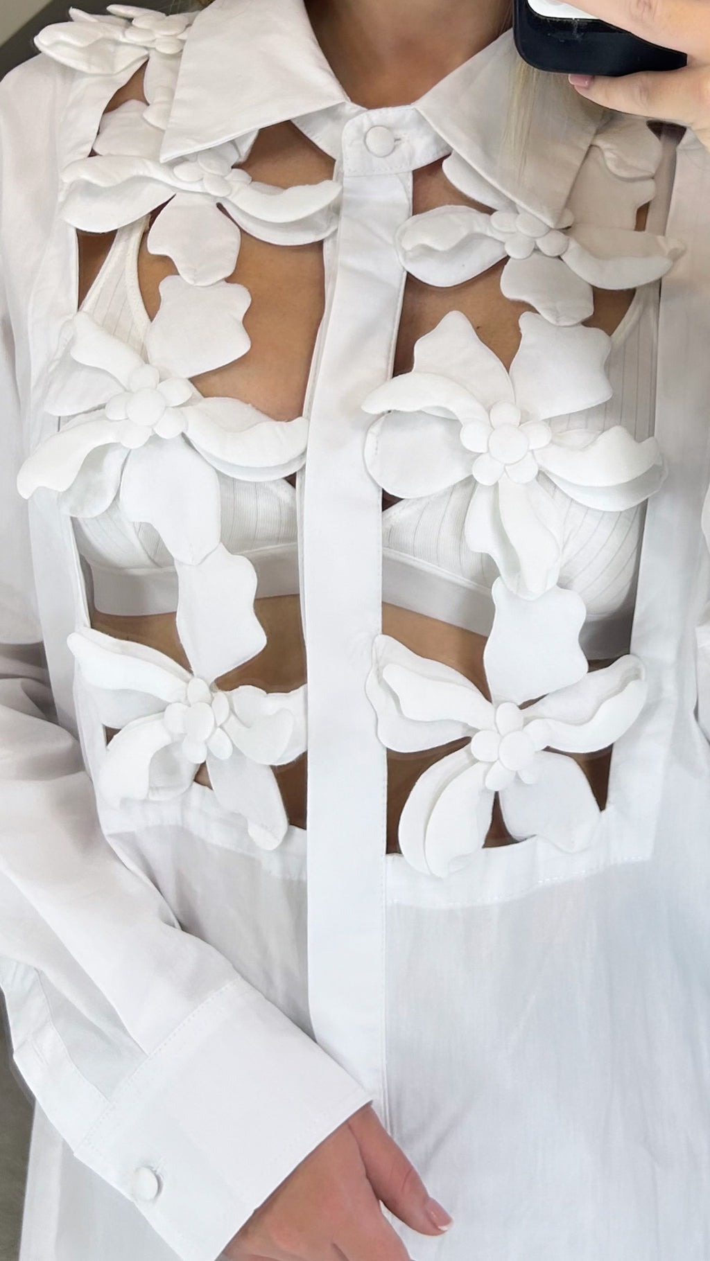 VALENTINE Floral Cut Shirt - Limited  image 4