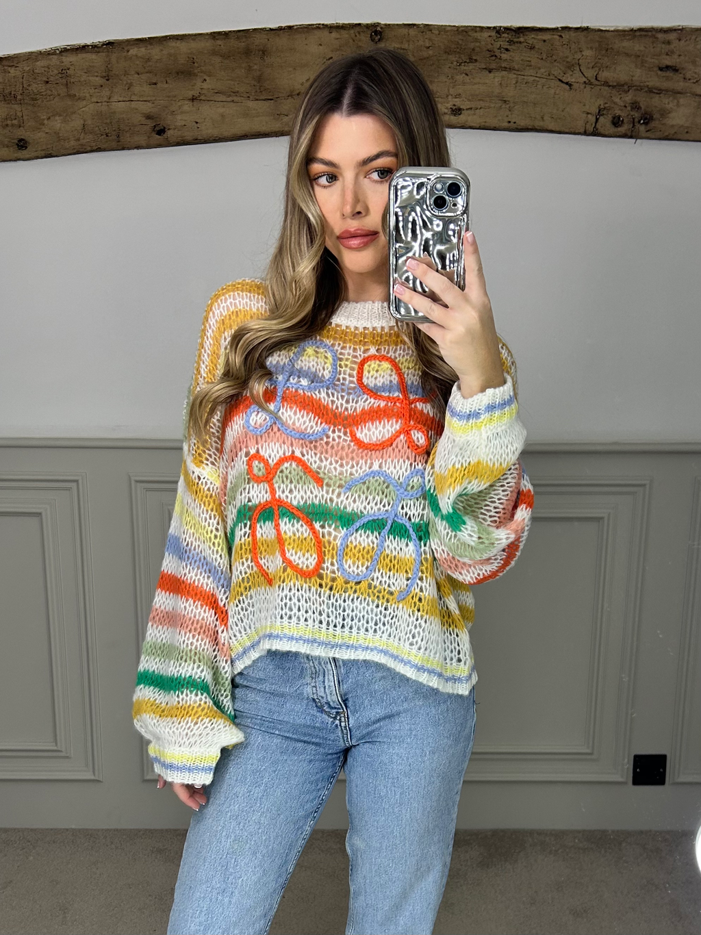 LOE Multi Coloured Knit Jumper - LIMITED image 3