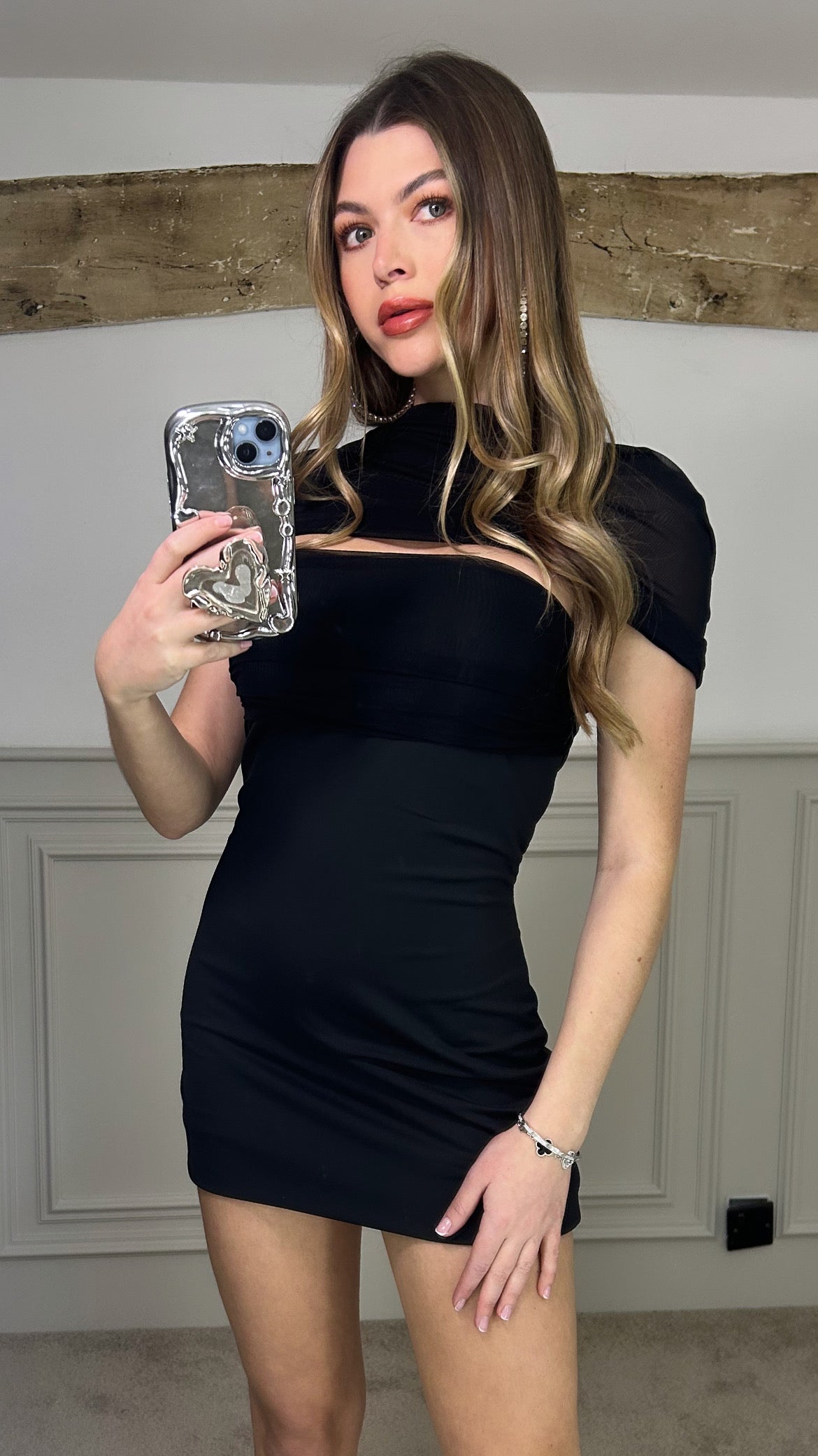 JACQ Black Multi Tie Dress image 3