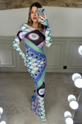 EMILIO Vivara Print Mesh Dress - LIMITED image 0