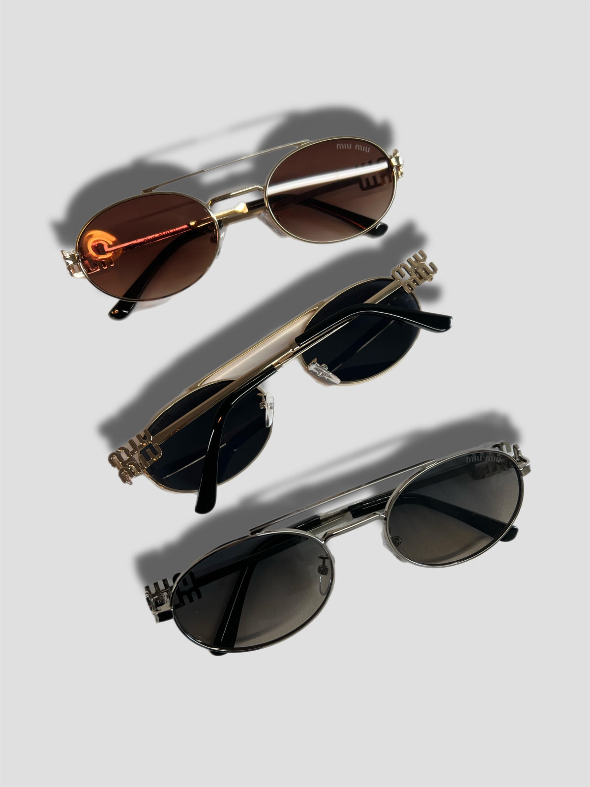 MUI Round Metal Sunglasses image 0