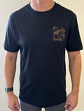 MENS H Black & Brown Graphic T-shirt  image 0