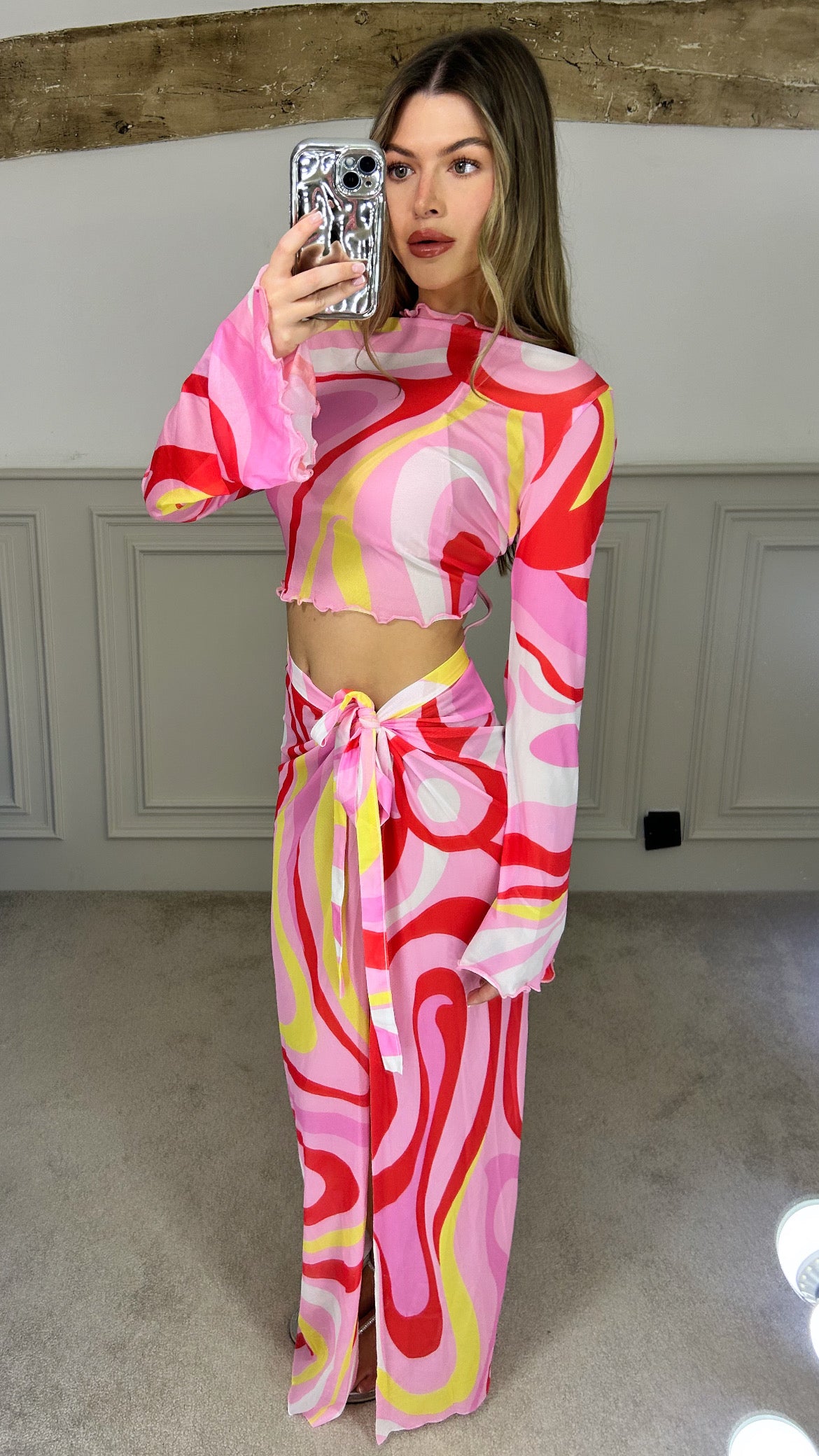EMILIO Pink & Yellow Two Piece - LIMITED image 0