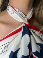 Gold & Red V Scarf Ring - Limited  image 0