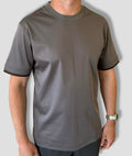 MENS H Grey T-shirt with Sleat Trim   image 0