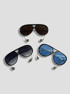 TEGA Oversized Aviator Sunglasses image 0