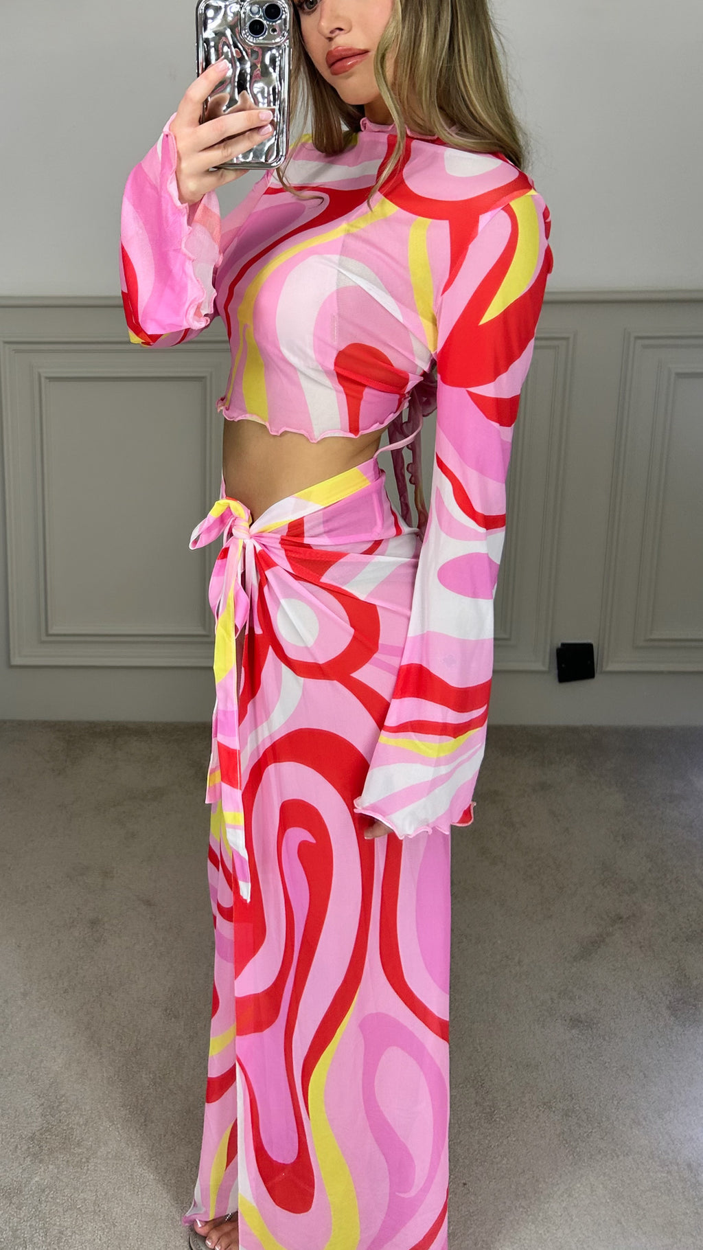 EMILIO Pink & Yellow Two Piece - LIMITED image 4