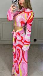 EMILIO Pink & Yellow Two Piece - LIMITED image 4