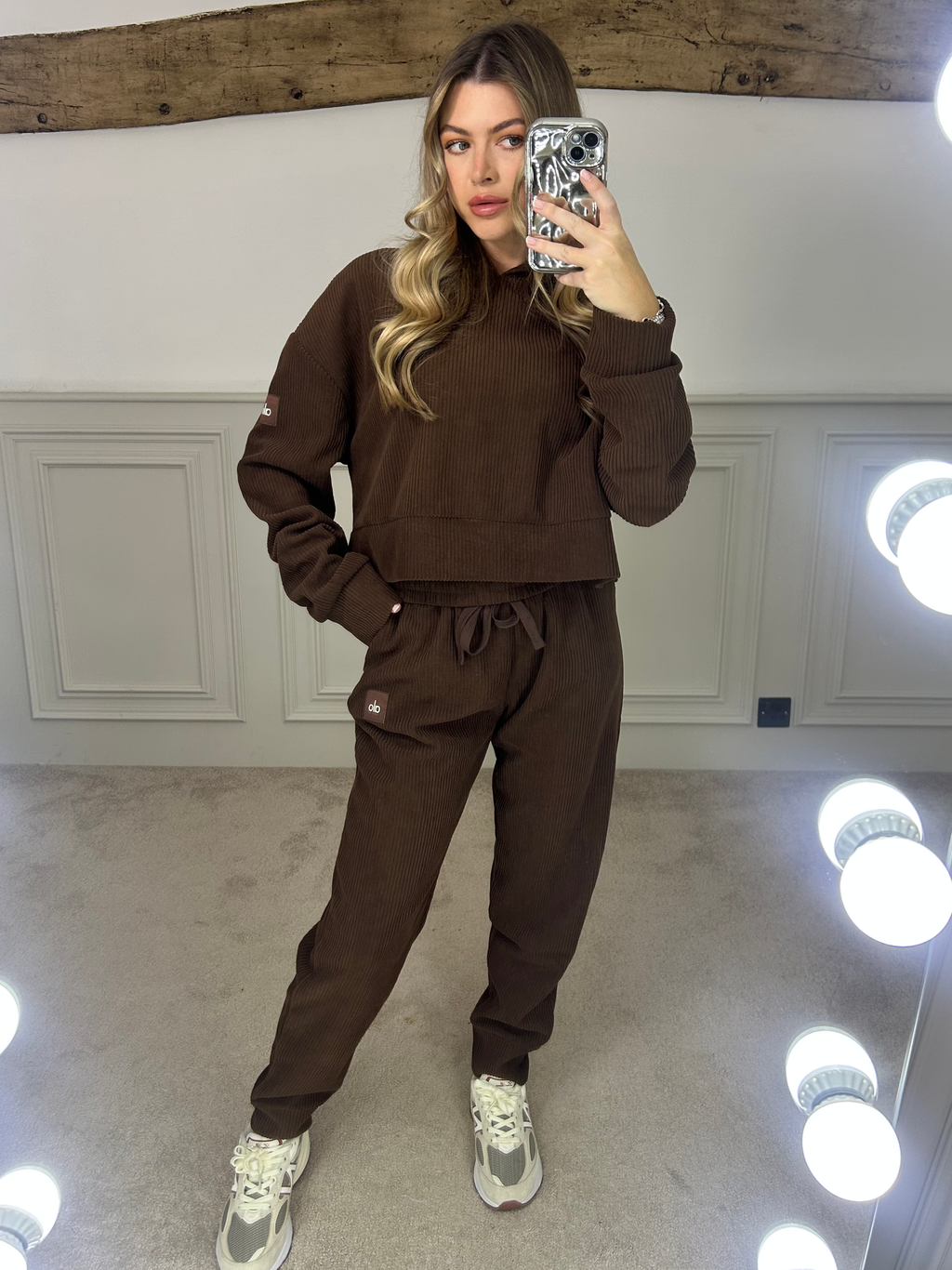 YOGA Brown Ribbed Knit Tracksuit - LIMITED image 6