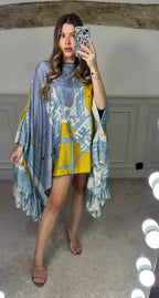 H Blue Silky Kaftan - Limited  image 2