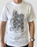 MENS H Church Print White T-shirt  image 0