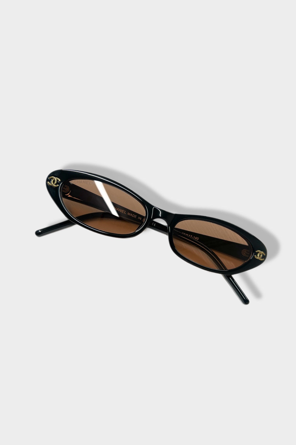 Narrow Oval 90's Elongated Sunglasses - LIMITED