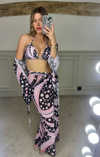 EMILIO Black & Light Pink Two Piece Set - LIMITED image 4