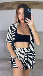 ROBERTO Zebra Print Silk Set  image 4