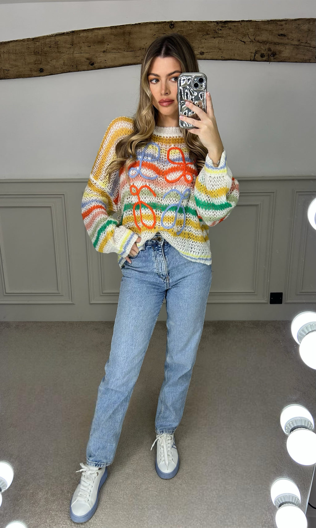 LOE Multi Coloured Knit Jumper - LIMITED image 0