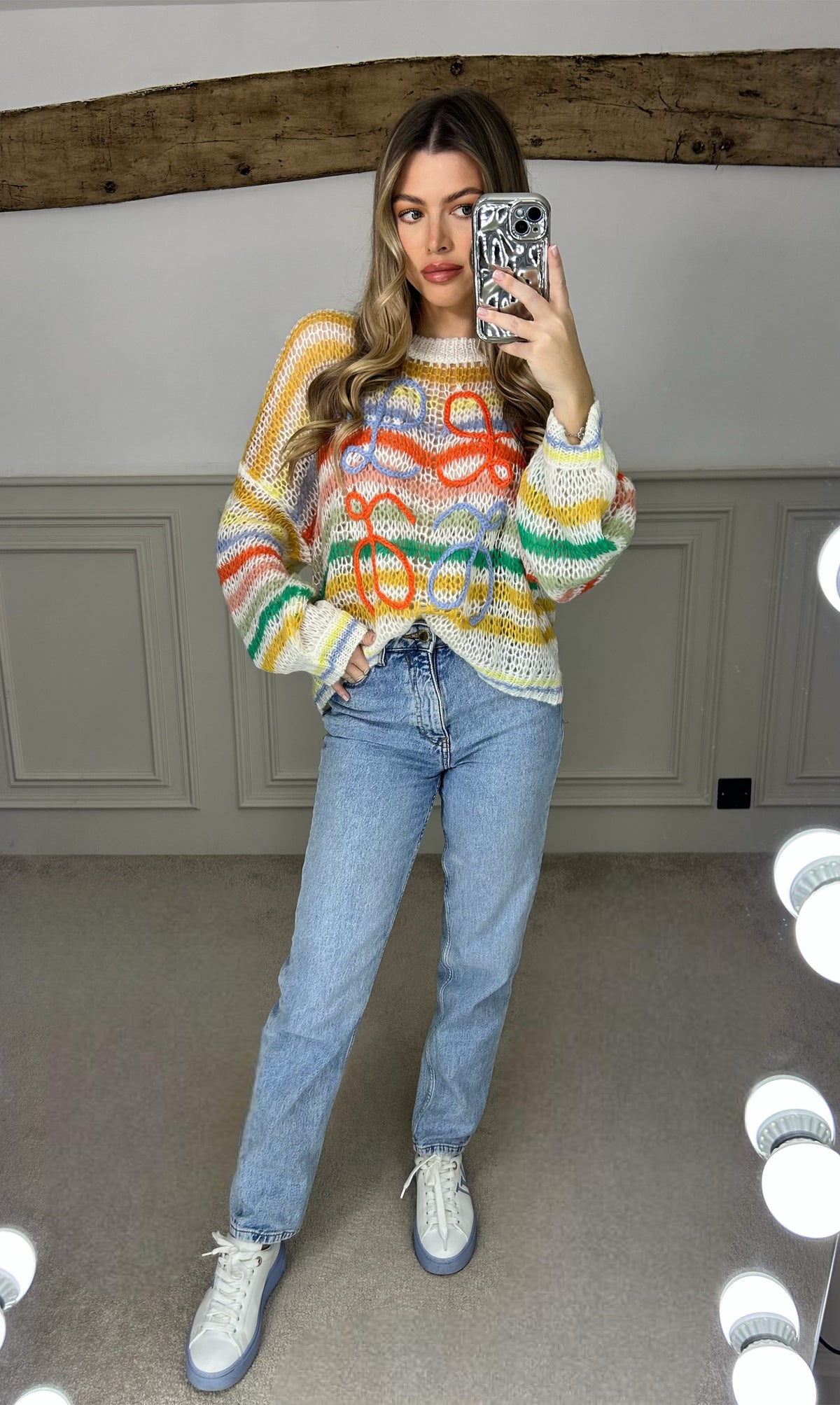 LOE Multi Coloured Knit Jumper - LIMITED image 0