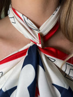 Gold & Red V Scarf Ring - Limited  image 1