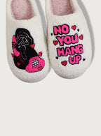 HALLOWEEN Slippers " No You Hang Up" image 1