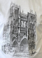 MENS H Church Print White T-shirt  image 1