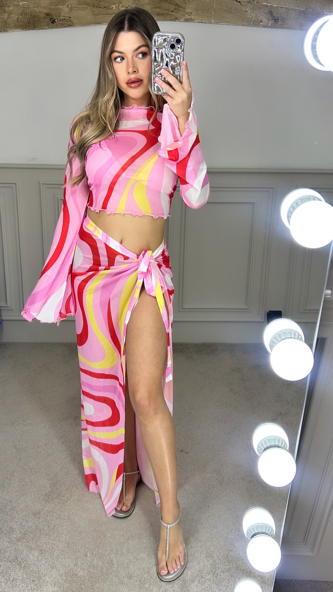 EMILIO Pink & Yellow Two Piece - LIMITED image 3