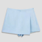 Blue SKORT Zip Up Skirt Shorts. image 1