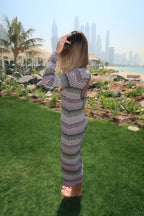 MISSI Open Back Black Knitted Dress - Limited  image 1