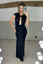PARELLI  Key Hole Rushed Mesh Long Dress  image 0