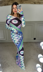 EMILIO Vivara Print Mesh Dress - LIMITED image 3