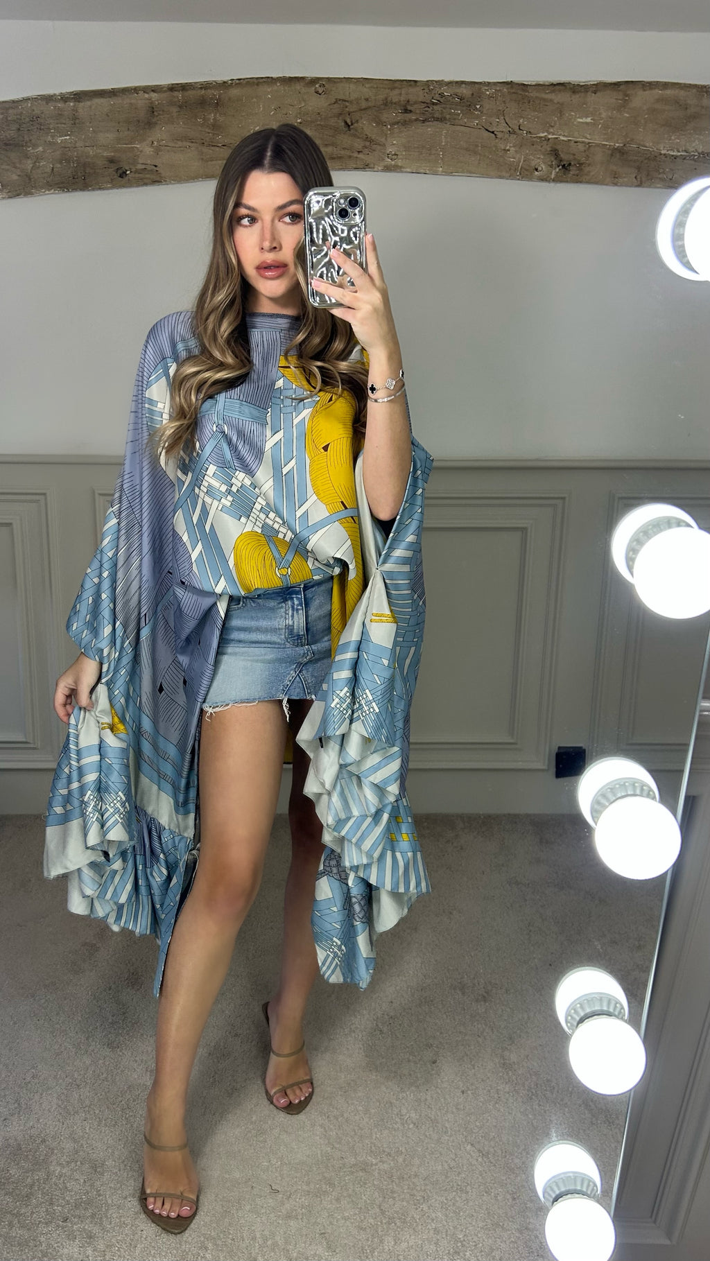 H Blue Silky Kaftan - Limited  image 0