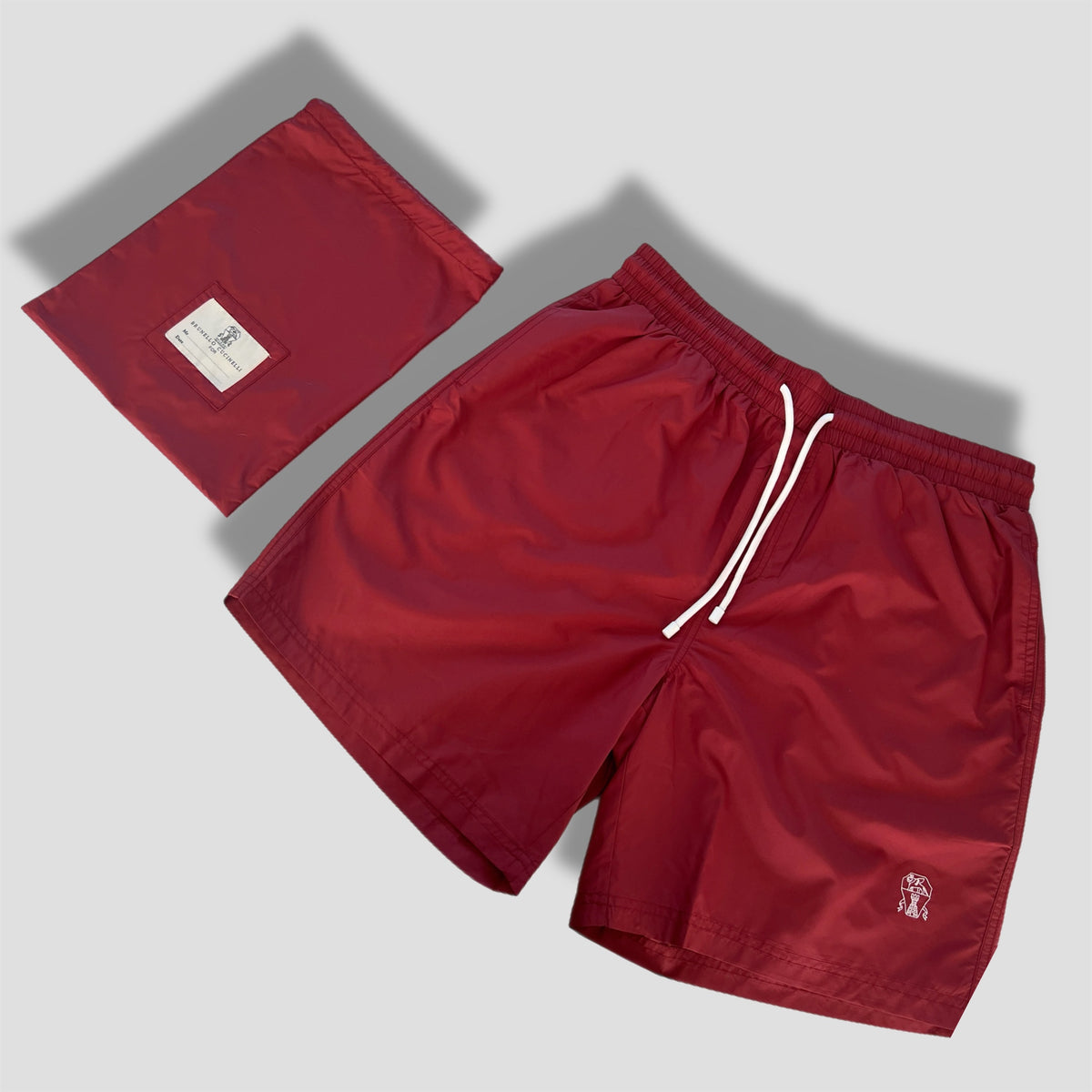 BRUNO Men's Swimming Shorts with Matching Pouch image 2
