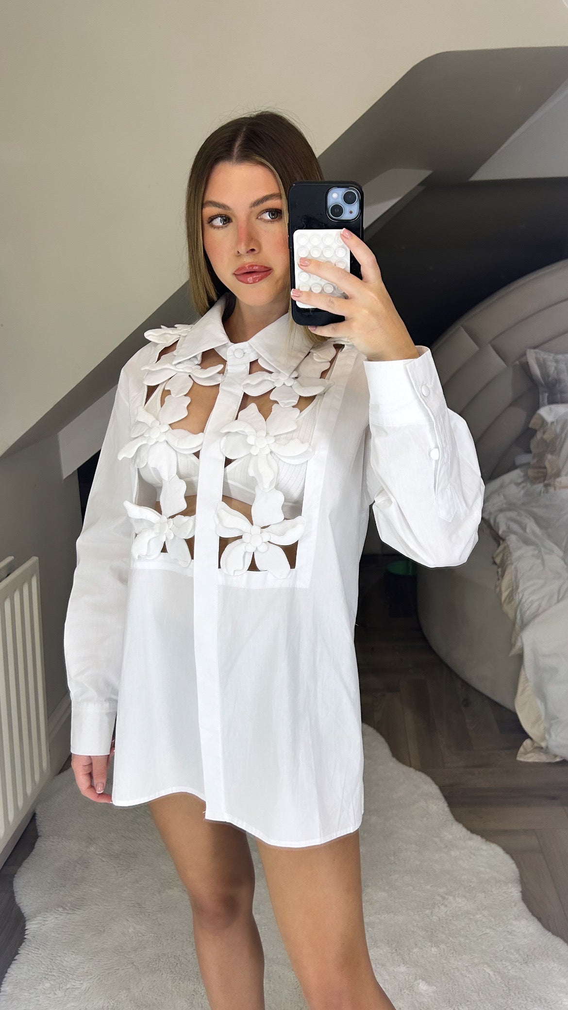 VALENTINE Floral Cut Shirt - Limited  image 3