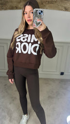MISS CD Brown Jumper image 2