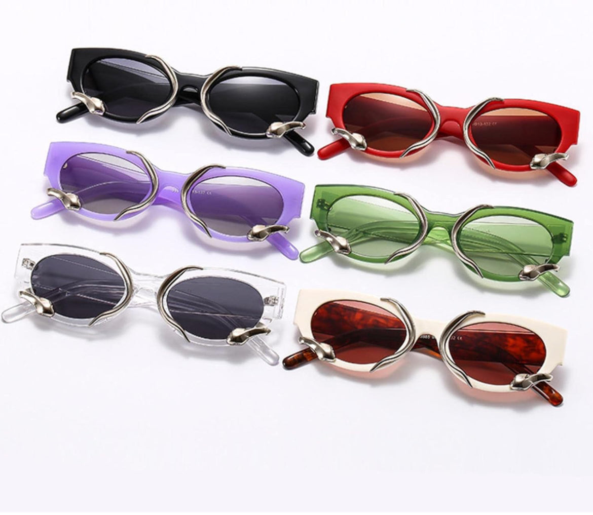 RENE Cat Eye Sunglasses with Snake Detail image 0