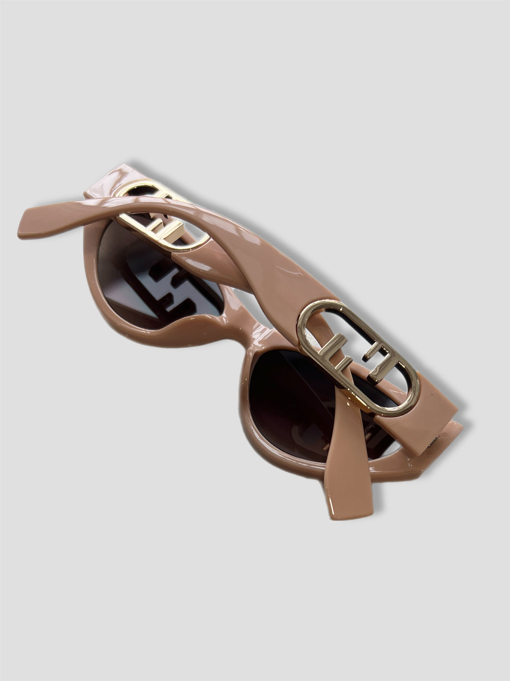 FF CAT EYE Block Colour Sunglasses  image 1