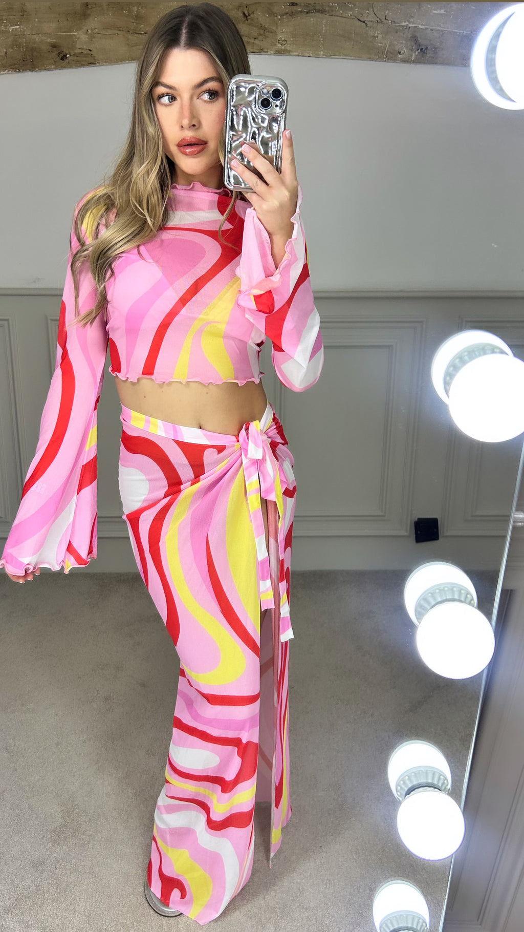 EMILIO Pink & Yellow Two Piece - LIMITED image 2