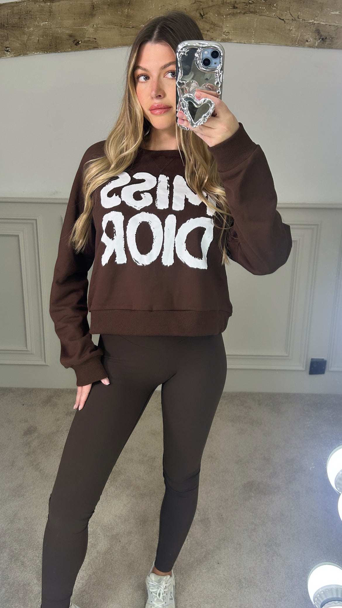 MISS CD Brown Jumper image 0