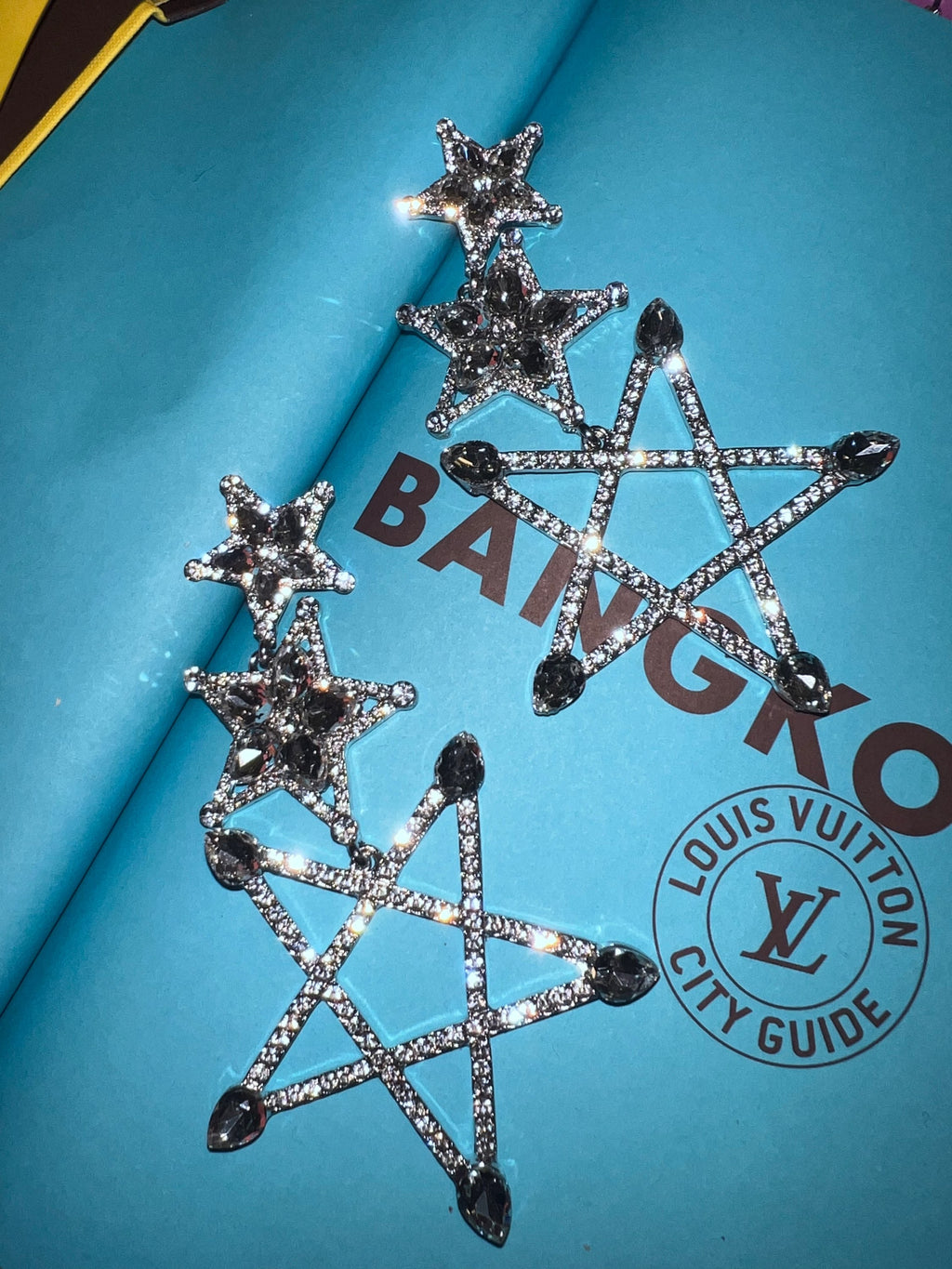 Super Star Crystal Earrings 💫 image 0
