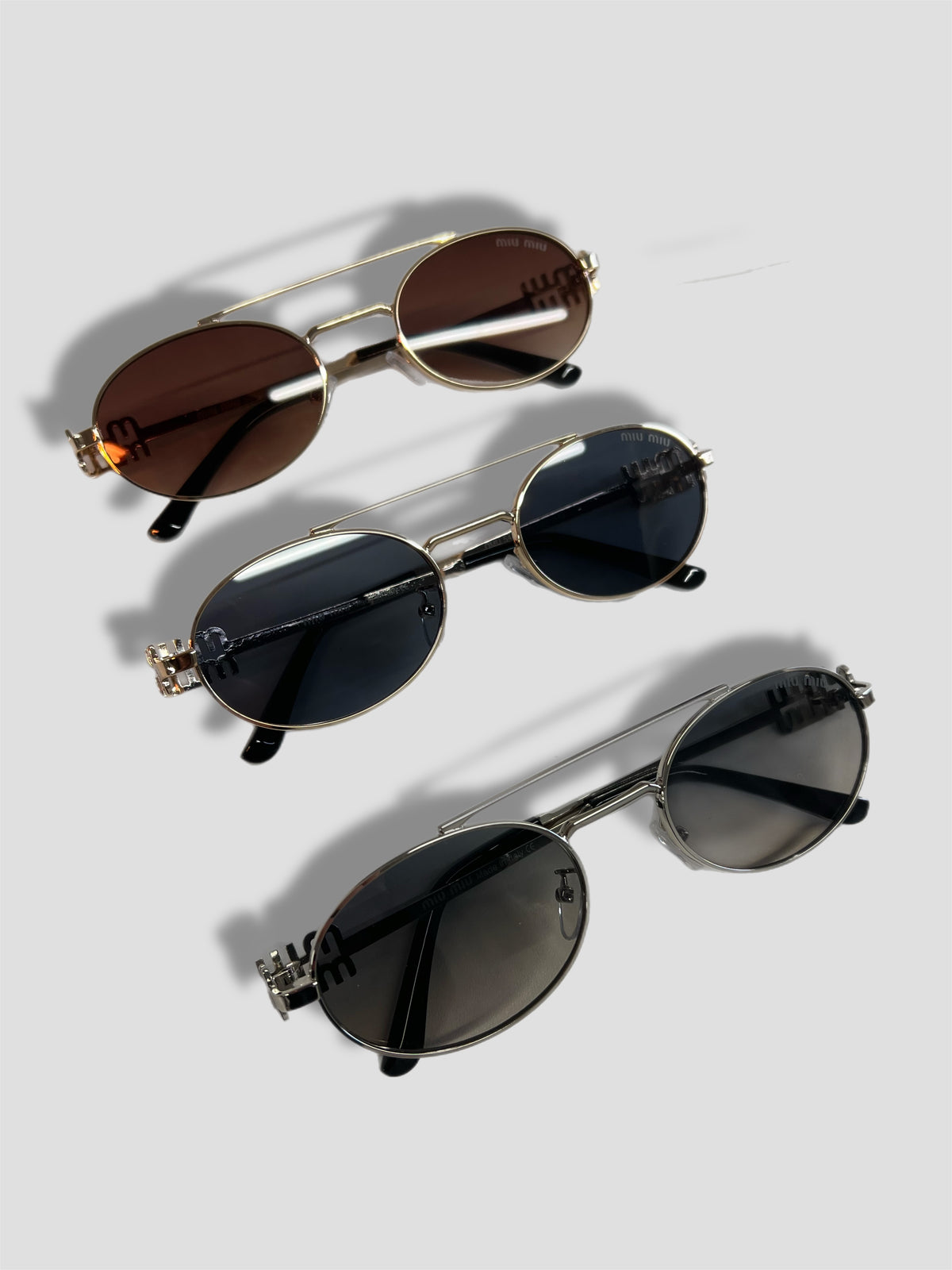MUI Round Metal Sunglasses image 3