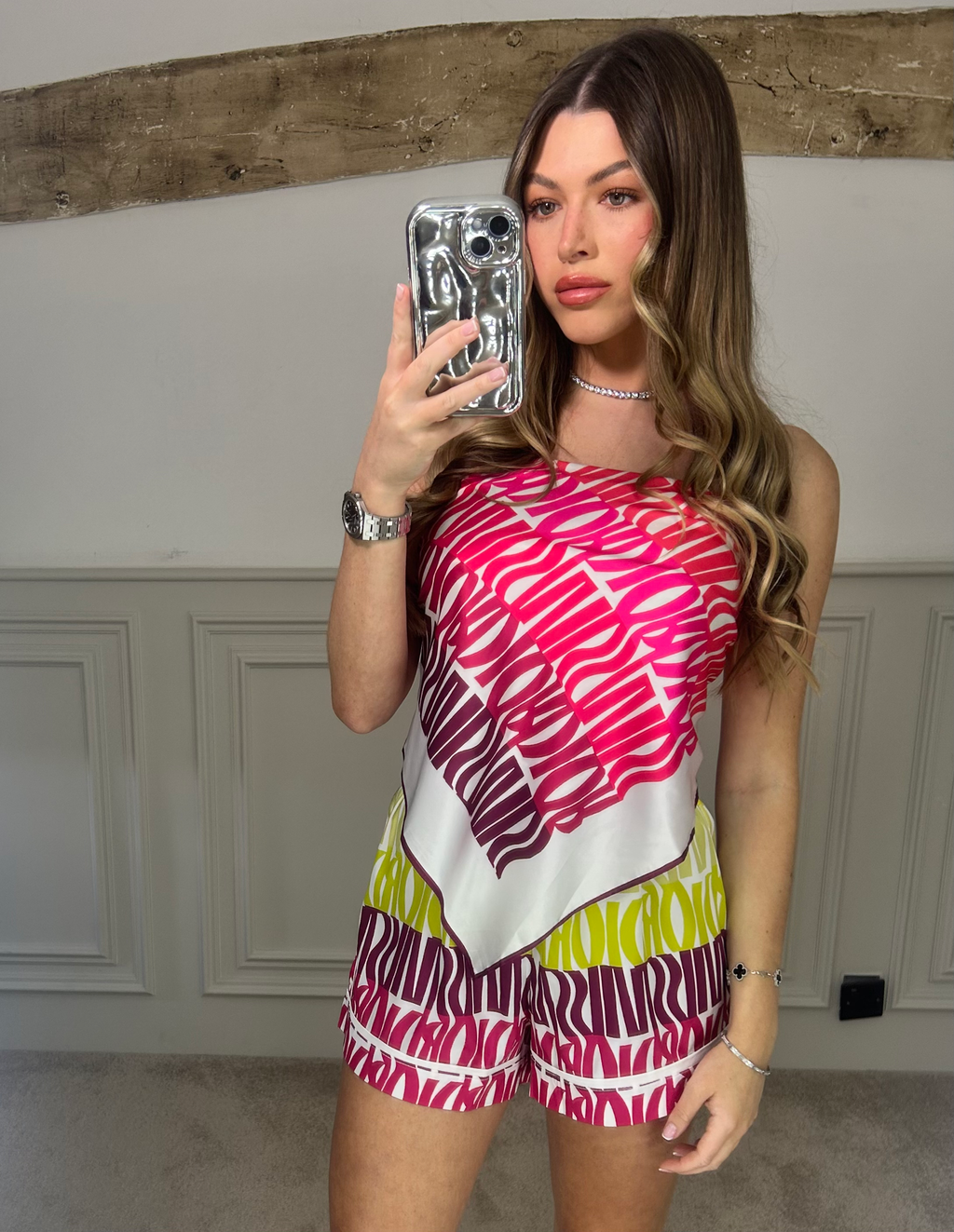 MISS CD Multicoloured Scarf 90cm - LIMITED  image 3